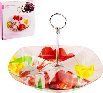 Менажница Zibo Shelley Майские цветы S5527 W016