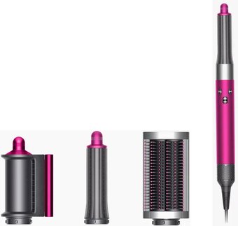 Фен-стайлер Dyson Airwrap Lite HS05 (с переходником на евровилку, фуксия/никель)