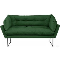 Диван Brioli Анико двухместный (J8/темно-зеленый)
