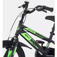 Детский велосипед Rant Eclipse 16 (черный/зеленый)