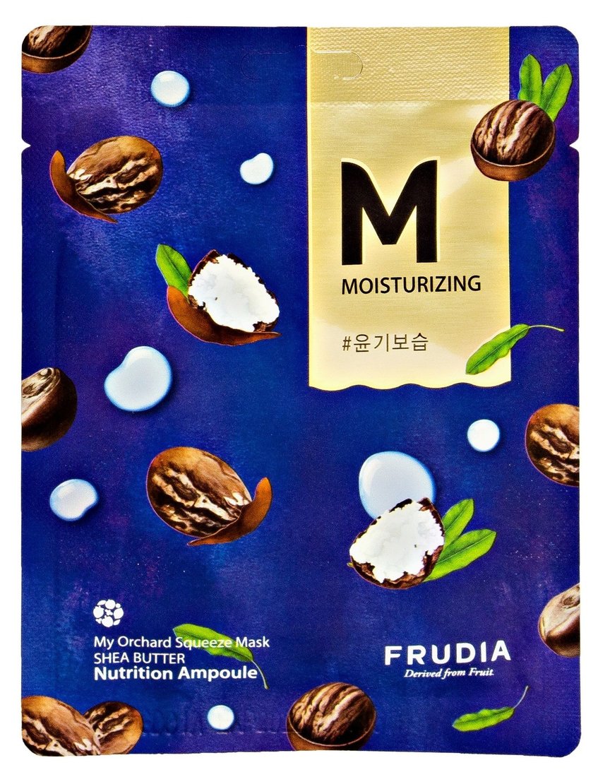 

Frudia Маска тканевая Восстанавливающая с маслом ши 20 мл