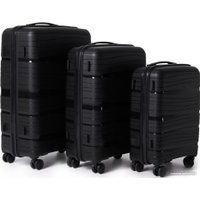 Чемодан-спиннер Pride PP9802 (S, черный)