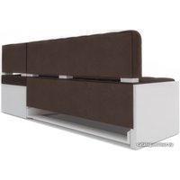 Угловой диван Мебель-АРС Ганновер правый 208x82x133 (велюр молочный шоколад НВ-178 13)