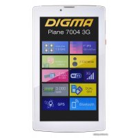 Планшет Digma Plane 7004 8GB 3G (белый)