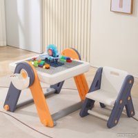 Игровой стол UNIX kids Yellow 4 в 1 PPT4IN1YEL