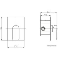 Смеситель BelBagno Nova NOV-DASM-IN