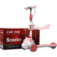 Трехколесный самокат RiverToys HB-T-66 (розовый)