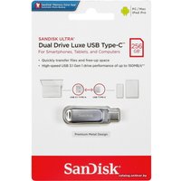 USB Flash SanDisk Ultra Dual Drive Luxe USB Type-C 256GB SDDDC4-256G-G46