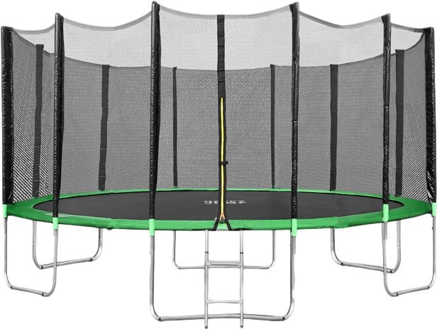 

Батут Happy Jump 15ft Pro 457 см с внешней сеткой и лестницей