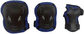 Комплект защиты Alpha Caprice 108 L (черный/синий)