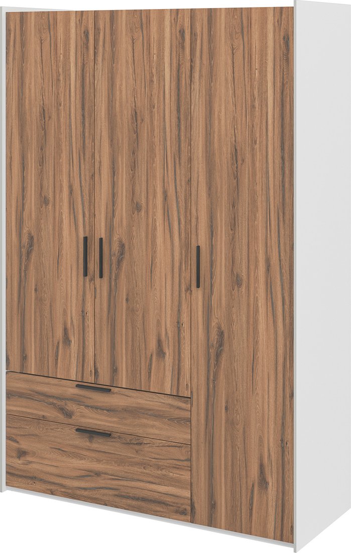 

Шкаф распашной Elva Эссен NEM04HP-3D2S-1540/610/2310 (31) (белый матовый/дуб элисон)