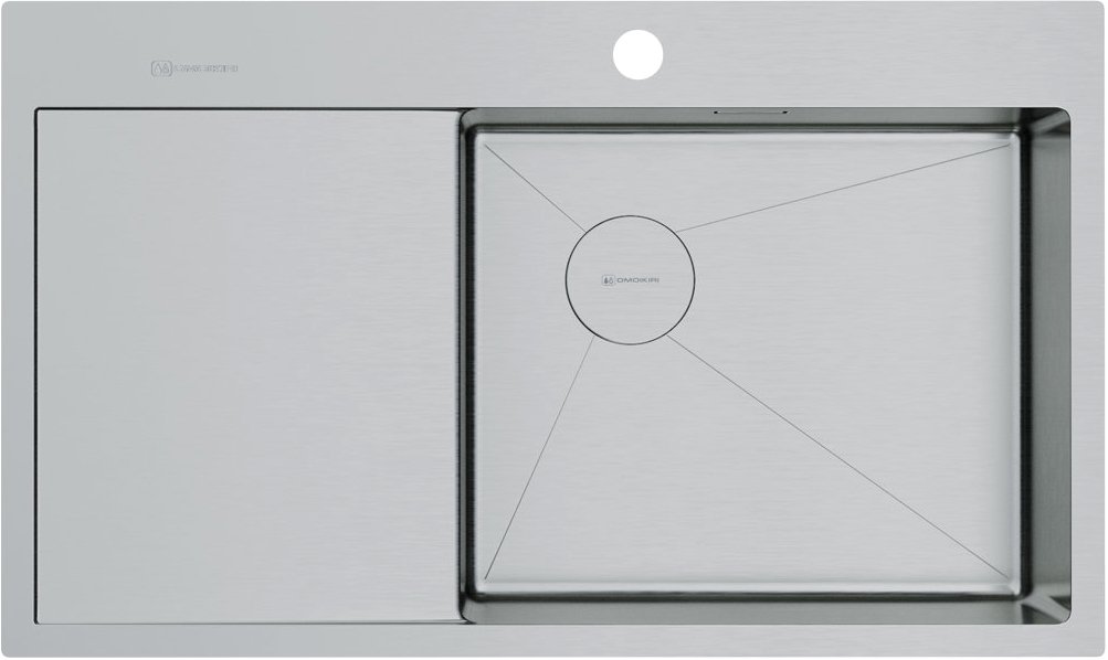 

Кухонная мойка Omoikiri Akisame 86 Side IN-R 4997042 (нержавеющая сталь)