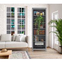 Стеллаж Mio Tesoro Сага 2.08.07.110.4 (серый)