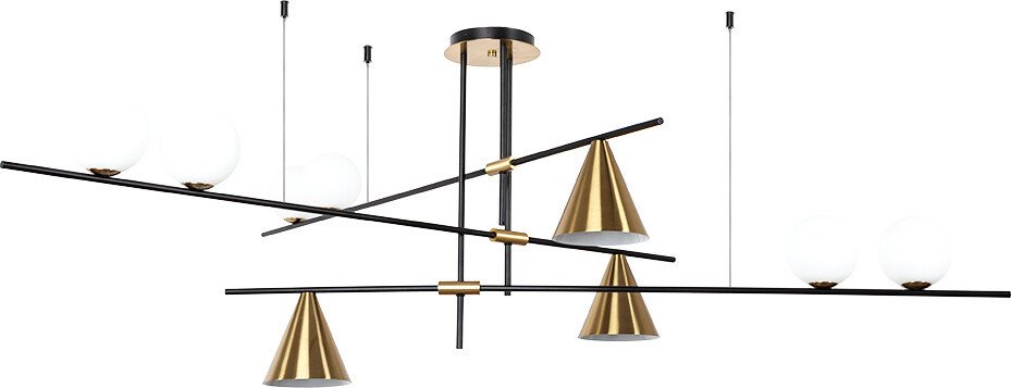 

Люстра средней высоты Arte Lamp Jacob A7029PL-9BK