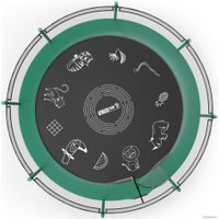 Батут Unix Line Supreme Game 14ft (зеленый)