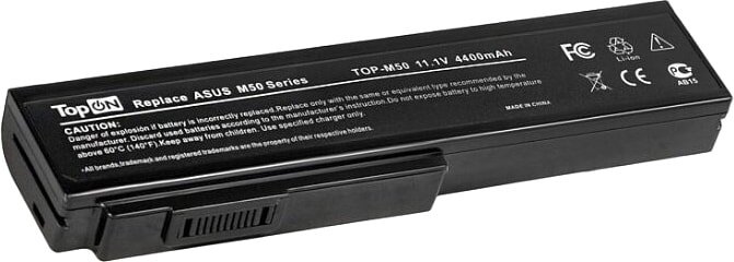 

Аккумуляторы для ноутбуков TopON TOP-M50