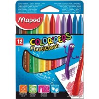 Восковые мелки Maped Crayon PlastiClean 862011 (12 шт)