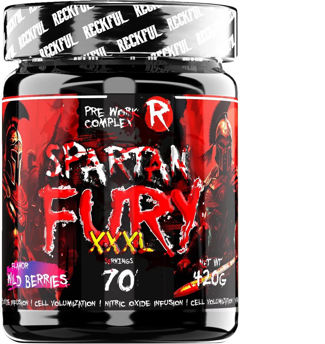 Предтренировочный комплекс Reckful Fury XXXL pre-workout (70 порций)
