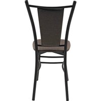 Стул ВВР Марсель (бурый/черный, рогожка)