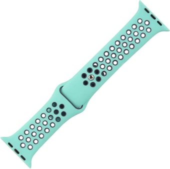 Ремешок KST силиконовый Sport для Apple Watch 42/44 mm (бирюзовый)