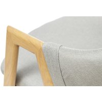 Стул с подлокотниками Mio Tesoro Луна DC-048A (серый/дерево) в Бресте