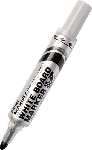 Маркер Pentel Maxiflo MWL5M-AO (1 шт, черный)