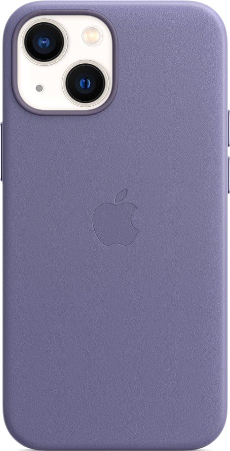 

Чехол для телефона Apple MagSafe Leather Case для iPhone 13 mini (сиреневая глициния)