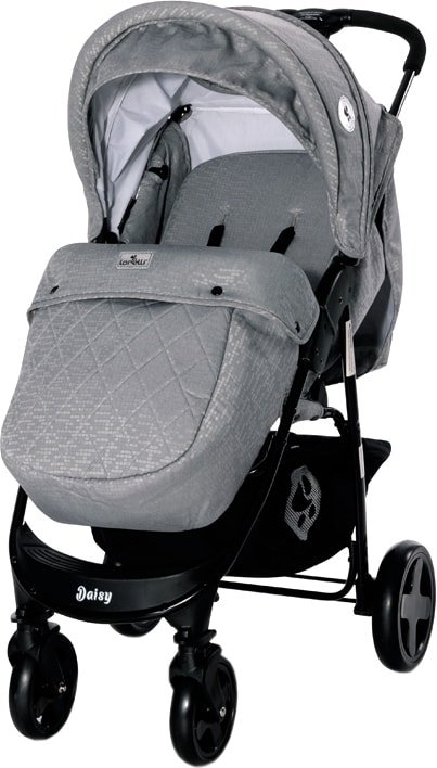 

Коляска прогулочная «книга» Lorelli Daisy Basic (cool grey)