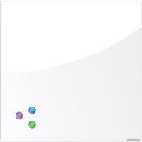 Магнитно-маркерная доска BRAUBERG стеклянная 45x45 см (белый)