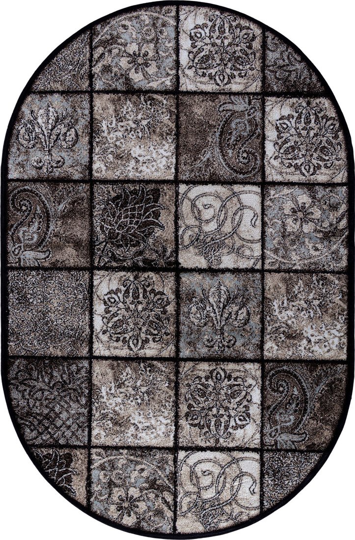 

Ковер для жилой комнаты Merinos Valencia Deluxe d328-OVAL-BROWN (2x4)
