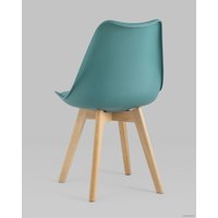 Стул Stool Group Frankfurt New Y863 (серо-зеленый/деревянные ножки)