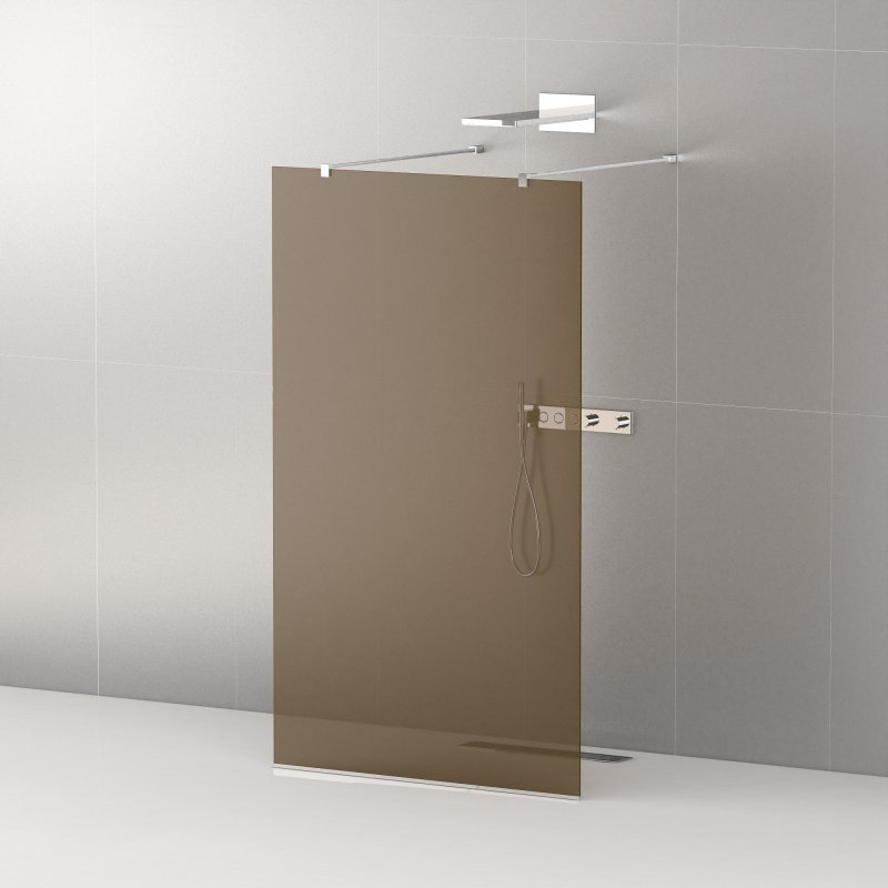 

Душевая стенка Cezares LIBERTA-L-2-80-120-BR-Cr