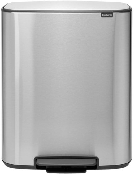 

Система сортировки мусора Brabantia Bo Pedal Bin 2 x 30 л (стальной матовый)