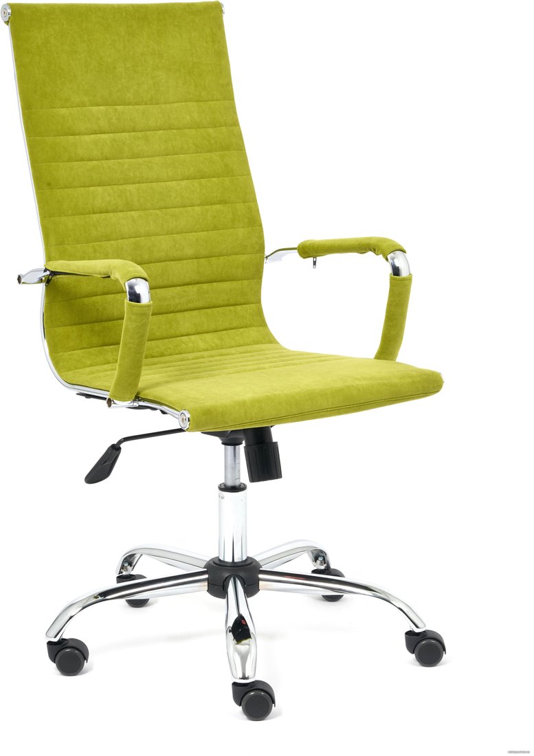 Офисное кресло TetChair Urban (флок, оливковый)