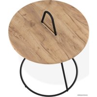 Журнальный столик Sheffilton SHT-CT36 (дуб тортуга/черный муар)