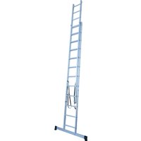 Лестница-стремянка Новая высота NV 122 алюминиевая двухсекционная 2x12 ступеней