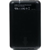 Бокс для накопителей 2.5" AgeStar 3UB2A8 Silver