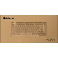 Клавиатура Defender Wildfire GK-213 (серый/черный)