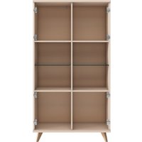 Шкаф-витрина Stolline Хармони 468.06 (бежевый/древесный)