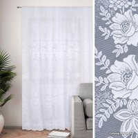 Тюль Этель Вальс цветов 2844464 2.5x2.5 м (белый, 1 шт)