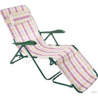 Шезлонг Olsa Таити с447 (белый/розовый)