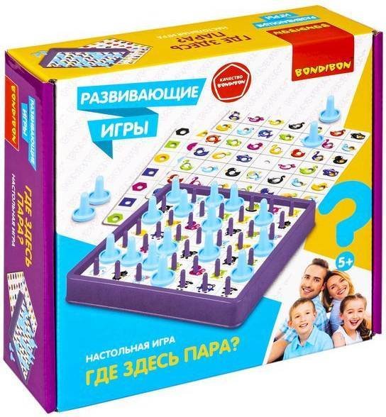 

Развивающая игра Bondibon Где здесь пара ВВ5664