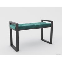 Банкетка Hype Mebel Бридж (черный/зеленый)