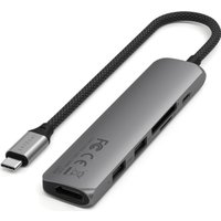 Док-станция Satechi 6-in-1 USB-C Slim Multiport Adapter ST-P6SM (серый)