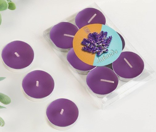 

Набор чайных свечей Богатство аромата 474813 (лаванда)