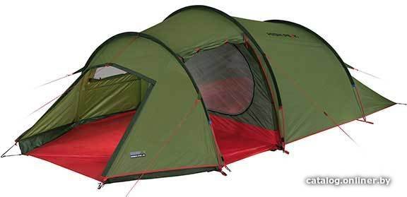 Треккинговая палатка High Peak Falcon 3 LW (Pesto/красный)