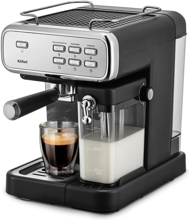 

Рожковая кофеварка Kitfort KT-7563