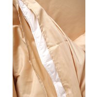 2-спальный комплект постельного белья Loon Adelina (2-спальный, наволочка 50x70, бежевый)