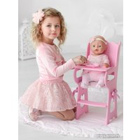 Стульчик для кукол Leader Toys Diamond Princess для кормления 72119 (розовый)