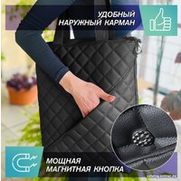 Женская сумка elCrucce M 35x40x10 (экокожа, черный)